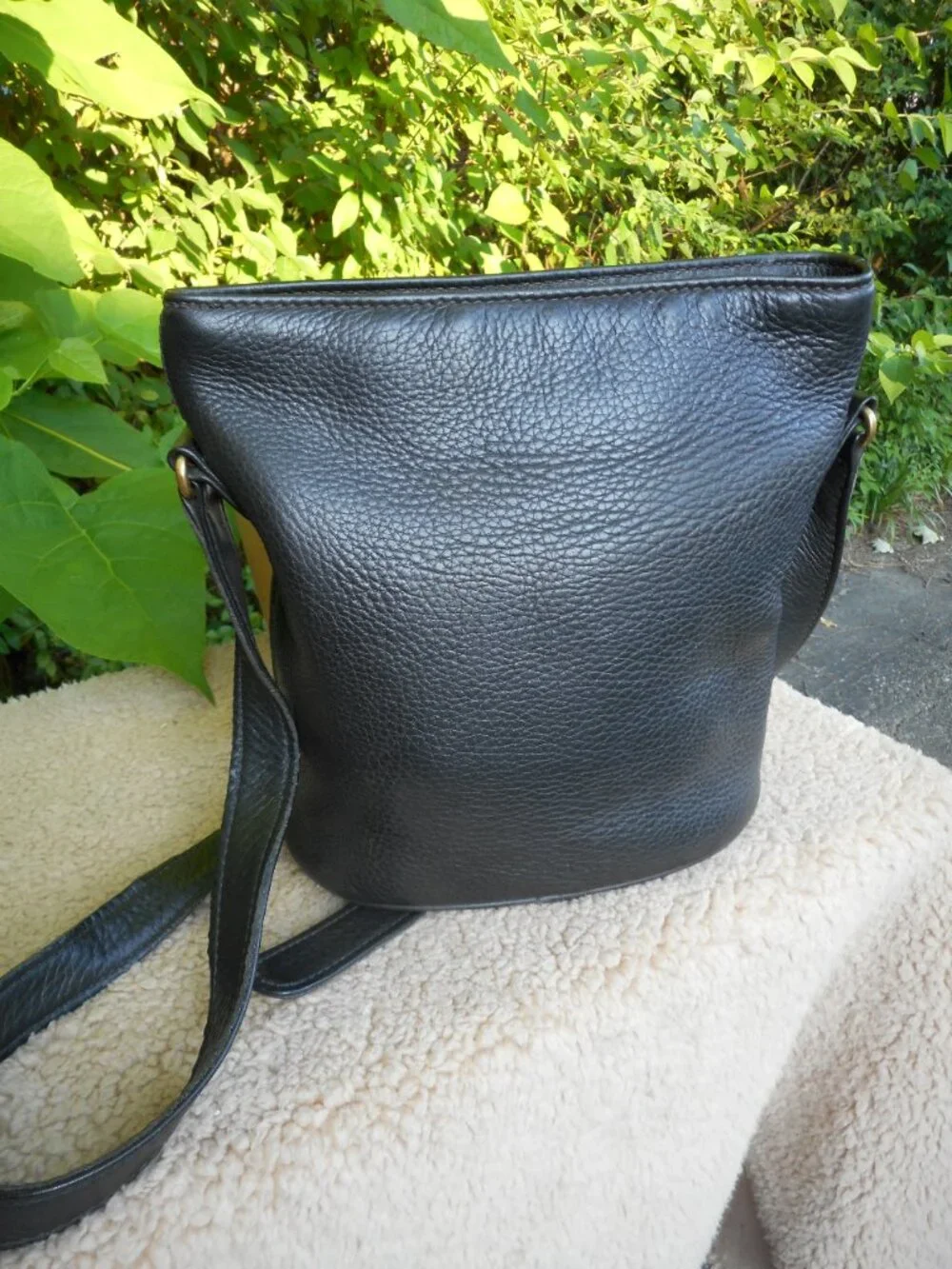 Vintage Coach Sonoma Small Bucket Zip 4907, NIB in Black